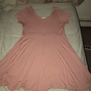 forever 21 plus size pink/mauve dress